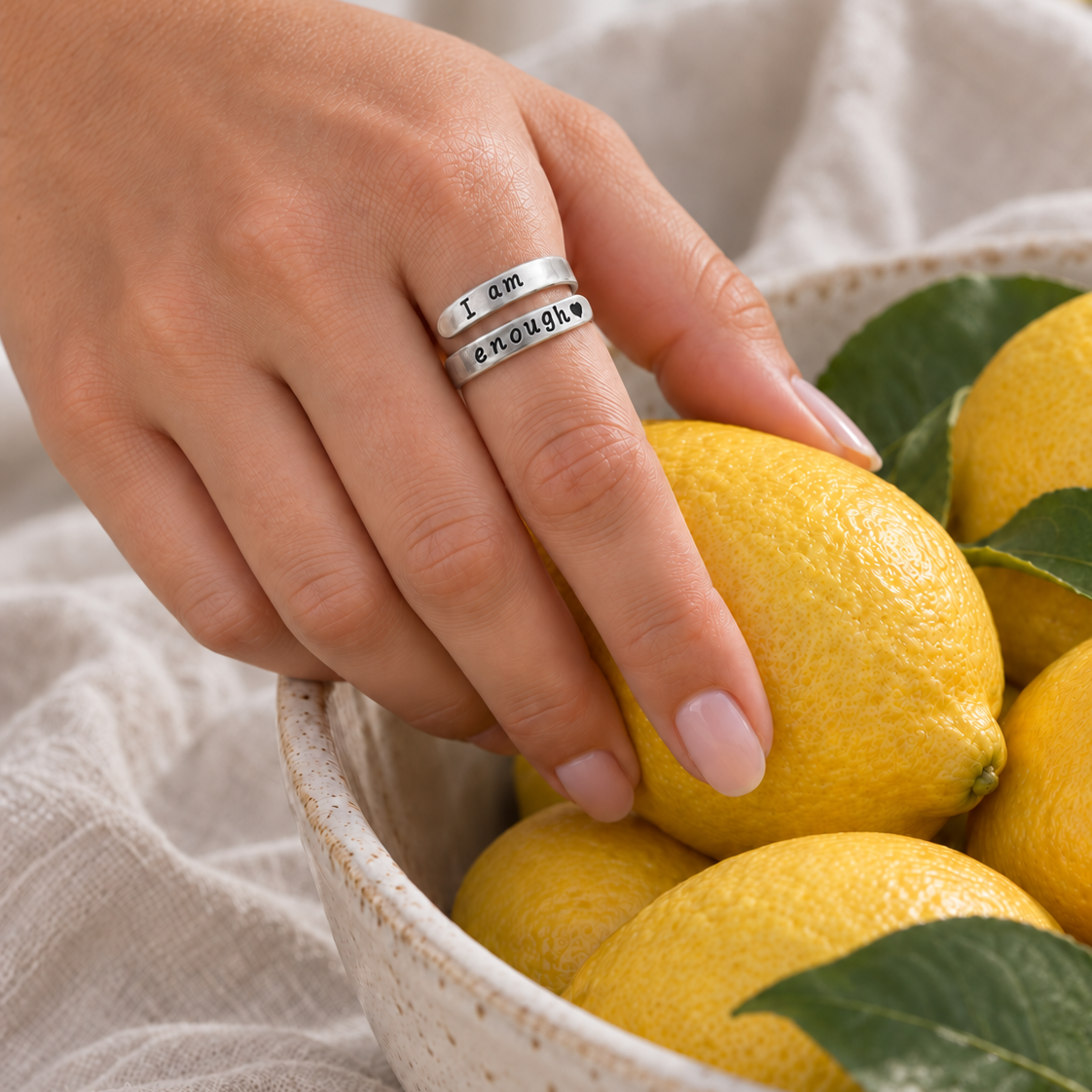 I Am Enough Ring