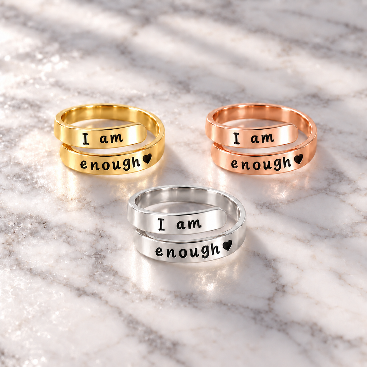 I Am Enough Ring